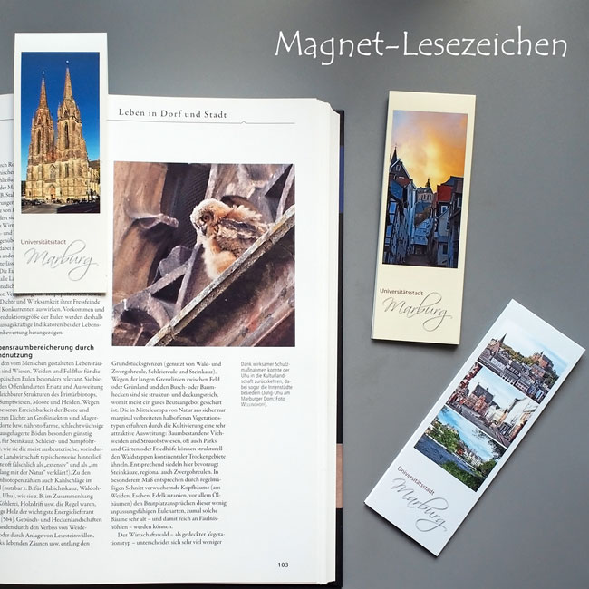 Magnet-Lesezeichen - Marburg-Impressionen.de