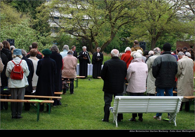 Gottesdienst im Alten Botanischen Garten - 13.5.2010